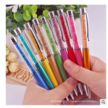 New Promotion Exquisite Diamond Crystal Pen, Metal Ball-Point Pen Customized Logo